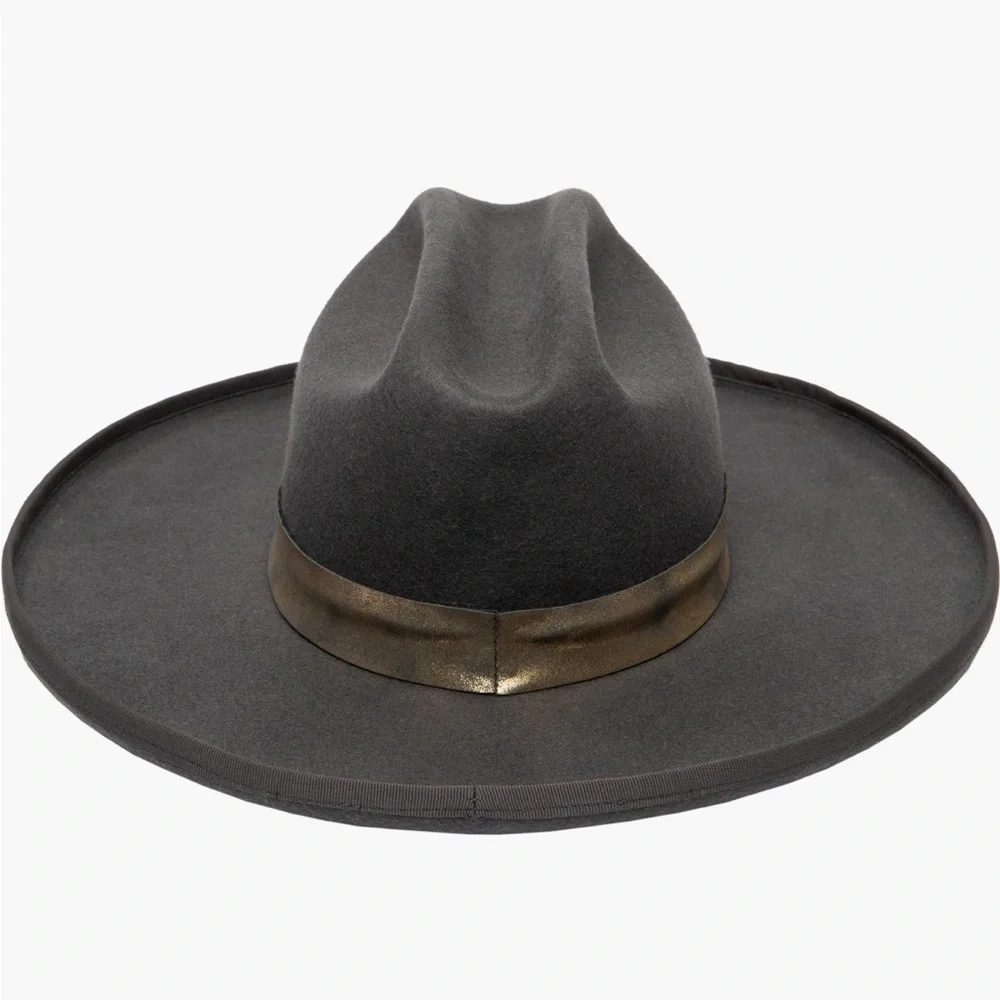 San Diego Hat Company The June Wool Fedora, Charcoal